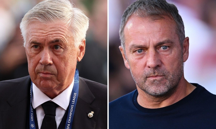 Hansi Flick: 'Carlo Ancelotti là HLV xuất sắc nhất thế giới'