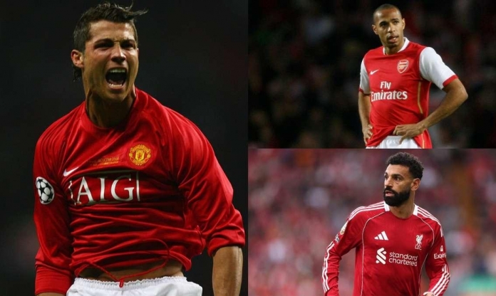 Ronaldo được chọn là cầu thủ vĩ đại nhất Ngoại hạng Anh