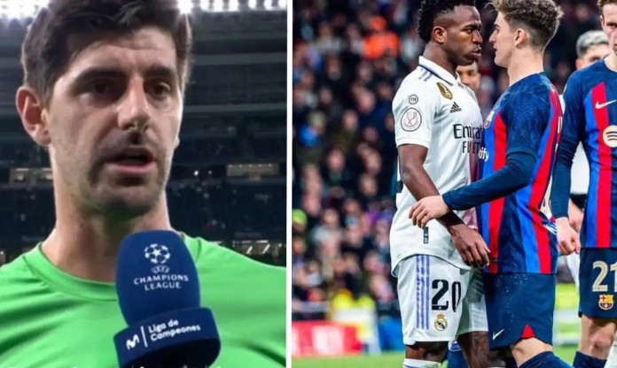 Thibaut Courtois tuyên chiến Barca trước thềm 'siêu kinh điển'