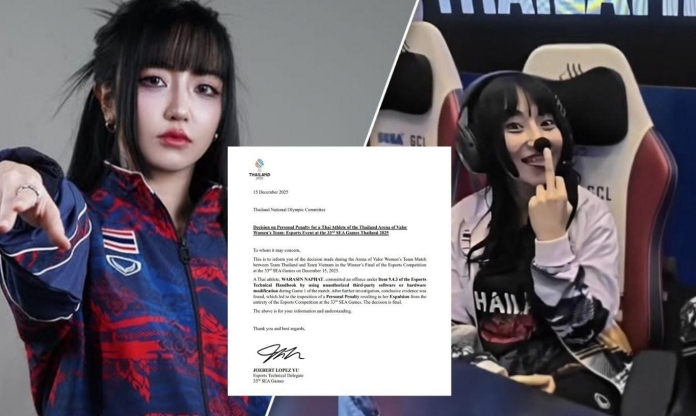 CHÍNH THỨC: VĐV Thái Lan bị cấm thi đấu vì gian lận tại SEA Games 33