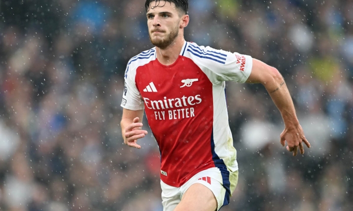 Vì sao Declan Rice vắng mặt khi Arsenal hòa Liverpool?