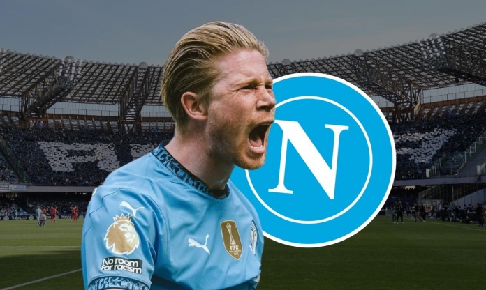 Đến Napolo, Kevin De Bruyne nhận chỉ tiêu đầu tiên
