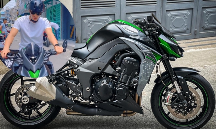 Thủ môn Bùi Tiến Dũng đổi gu chơi xe, chuyển qua mô tô phân khối lớn Kawasaki Z1000R