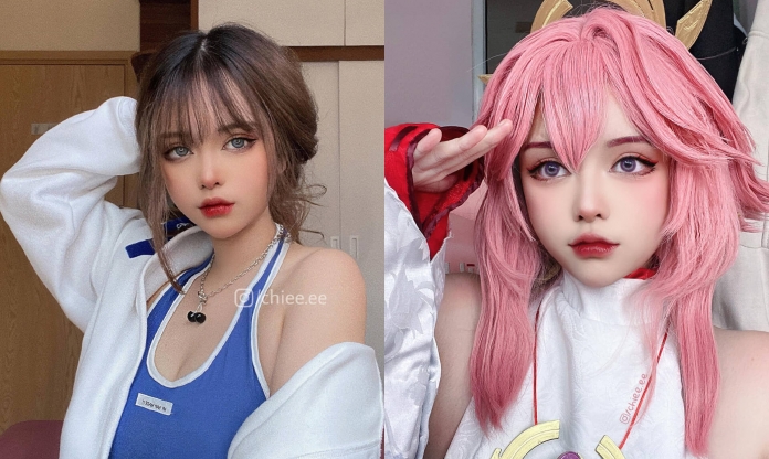 Nữ game thủ Genshin Impact cosplay kỷ niệm ngày kết thúc banner Yae Miko