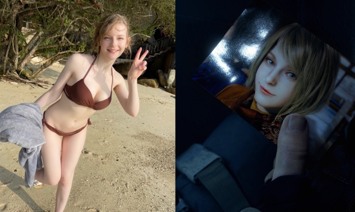 Thì ra cô gái xinh đẹp này là nguyên mẫu của Ashley trong Resident Evil 4