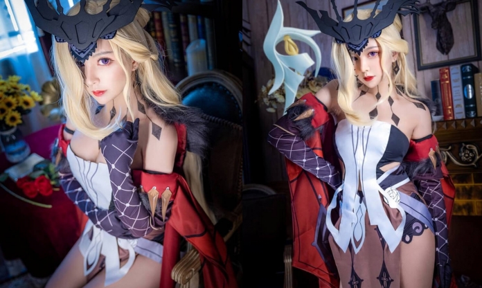 Ngắm màn cosplay Signora trong Genshin Impact
