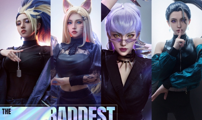 Ngắm bộ ảnh cosplay ban nhạc KDA trong LMHT