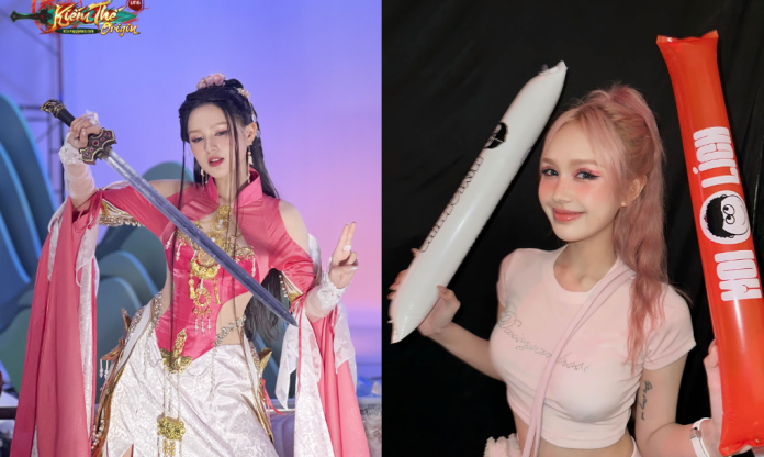 Xoài Non hóa thân thành đệ tử phái Nga Mi trong tựa game Kiếm Thế huyền thoại