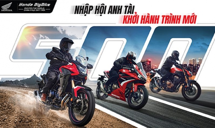 Honda Việt Nam ra mắt loạt xe mô tô phân khối lớn mới, giá từ 184,5 triệu đồng