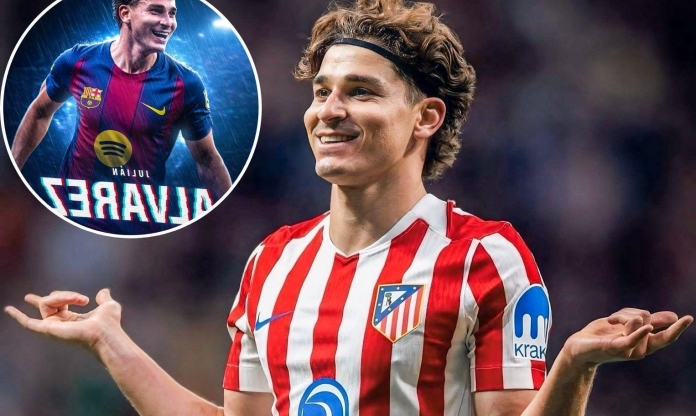 Barca có bước tiến không ngờ ở thương vụ Julian Alvarez