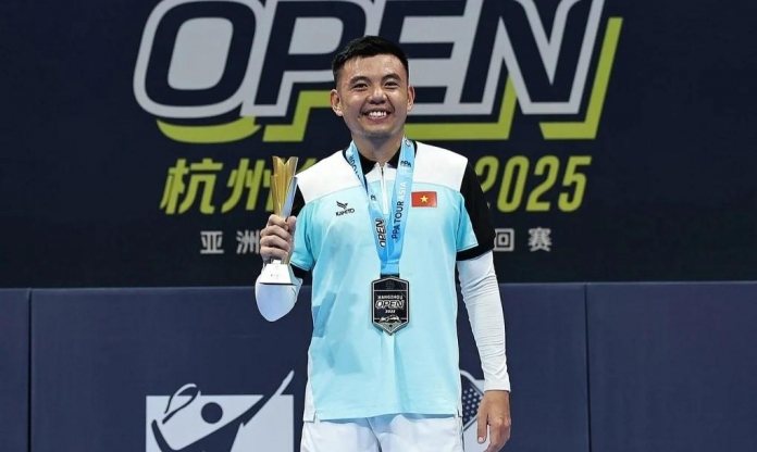 CĐV Trung Quốc sửng sốt khi Lý Hoàng Nam vô địch ngay tại Hàng Châu