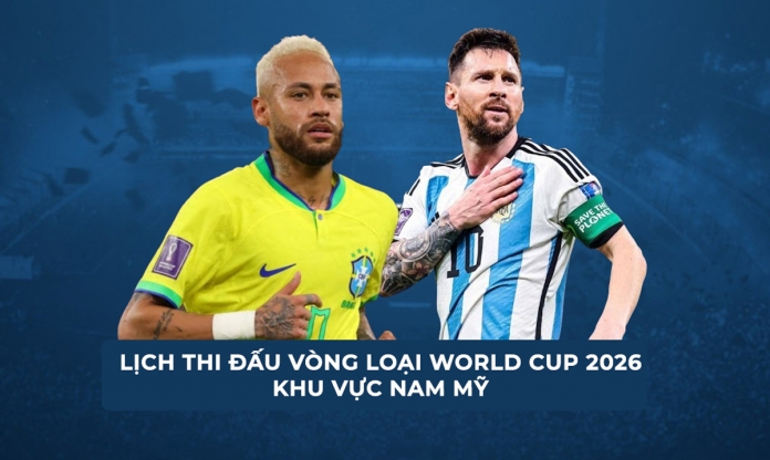 Lịch thi đấu vòng loại World Cup 2026 khu vực Nam Mỹ đêm 17 và rạng sáng 18/10