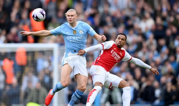 Saliba khiến Haaland 'tắt điện', xứng đáng là người hùng của Arsenal trước Man City