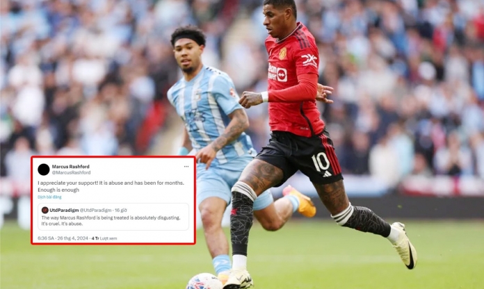 Marcus Rashford đáp trả CĐV, thay ảnh đại diện khó hiểu
