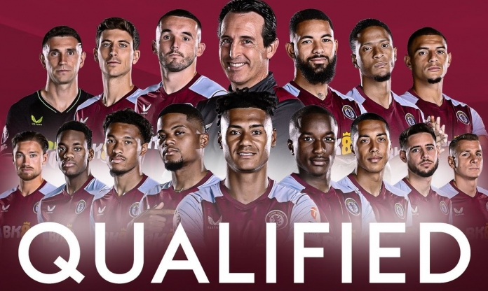 Aston Villa chính thức dự Champions League sau 42 năm