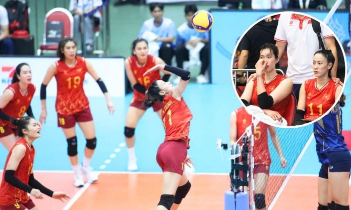 Những giọt nước mắt quả cảm của bóng chuyền nữ Việt Nam tại SEA Games 33