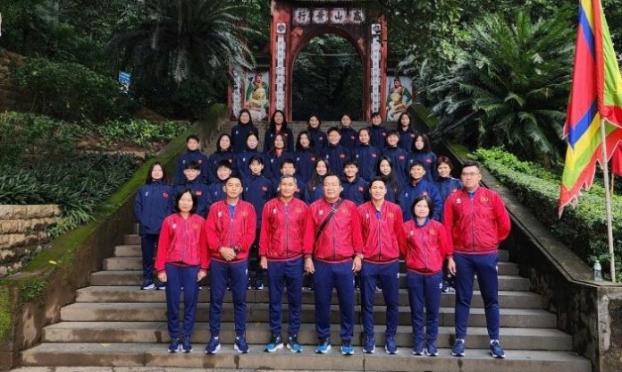 VIDEO: ĐT nữ Việt Nam có hành động ý nghĩa trước khi sang Nhật Bản