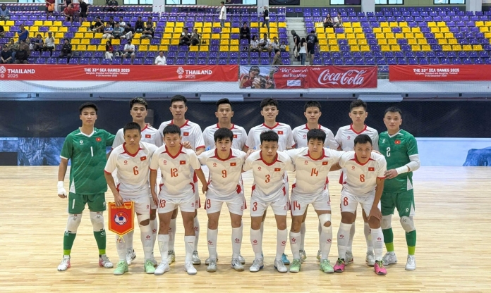 ĐT futsal Việt Nam chính thức trắng tay ở SEA Games 33