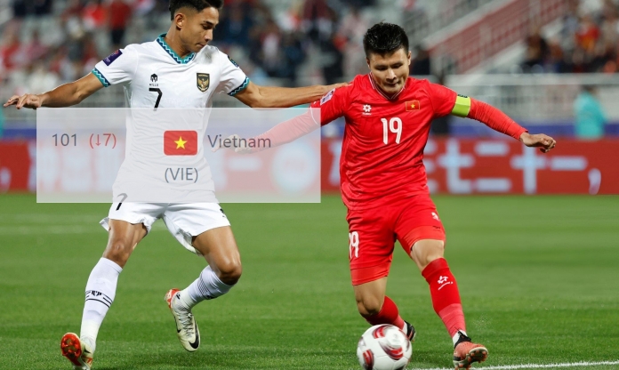 ĐT Việt Nam rơi khỏi top 100 FIFA