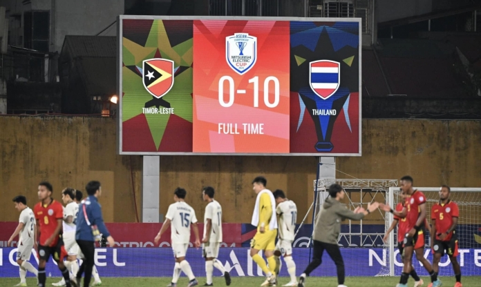 Thắng 10-0, tuyển Thái Lan chỉ được FIFA cộng 0,95 điểm