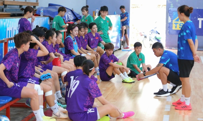 ĐT nữ futsal Việt Nam hội quân chuẩn bị cho SEA Games 33