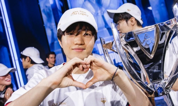 T1 Keria 'xát muối' vào nỗi đau BLG qua skin CKTG 2024