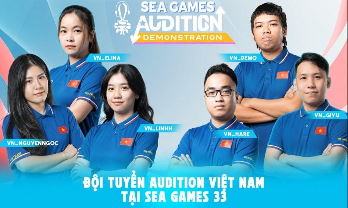 Hé lộ danh sách chi tiết đội tuyển Audition Việt Nam dự SEA Games 33