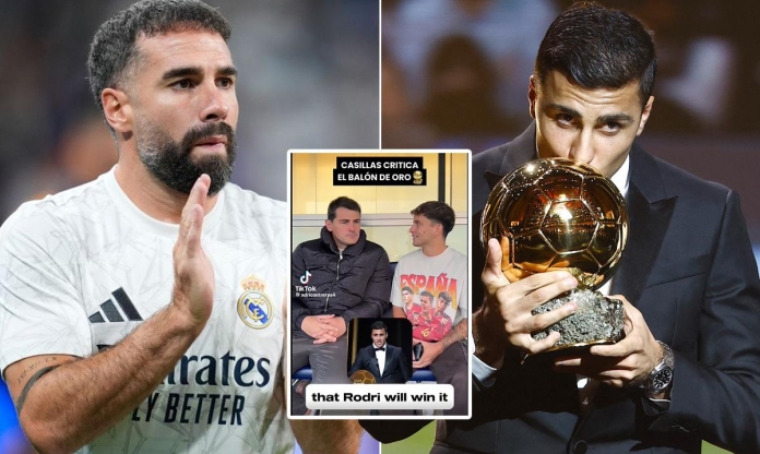 Casillas: 'Quả bóng vàng nên trao cho Carvajal, không phải Rodri'