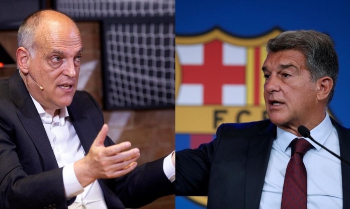 Chủ tịch La Liga tuyên bố sốc về Laporta, gây chiến với Barcelona
