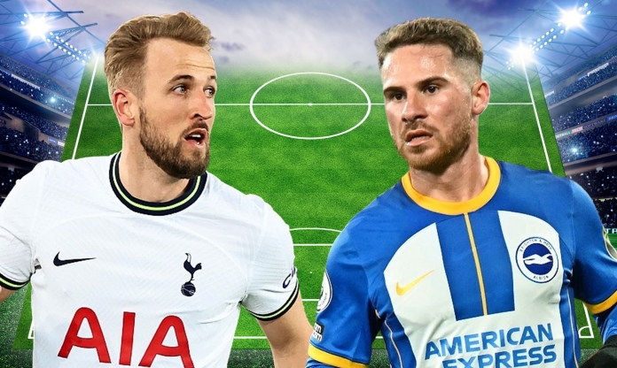 Trực tiếp Tottenham vs Brighton, 21h00 hôm nay (8/4)