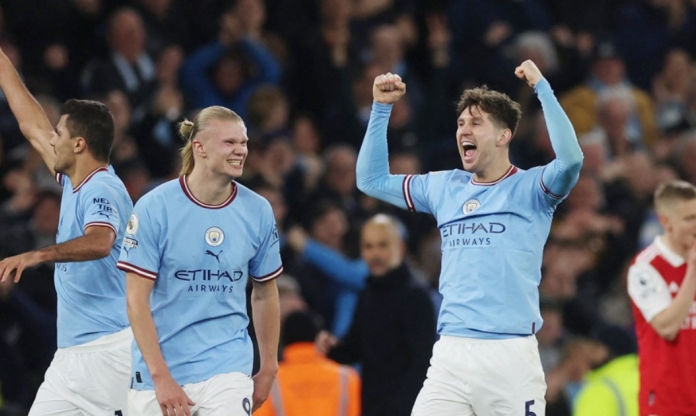 Huỷ diệt Arsenal, Man City cần thêm bao nhiêu điểm để vô địch Ngoại hạng Anh?