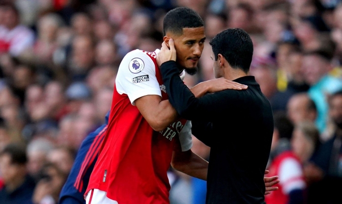 Mùa giải của Arsenal đã sụp đổ như thế nào sau khi Saliba vắng mặt?