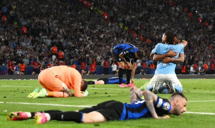 Thông điệp xúc động HLV Inter Milan gửi tới học trò sau thất bại trước Man City