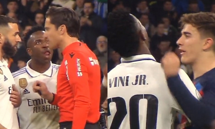 Sao trẻ Gavi có lời nói xúc phạm Vinicius tại El Clasico?