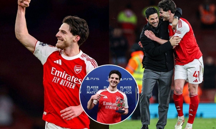 Declan Rice: 'Thắng Bayern chưa phải tất cả'