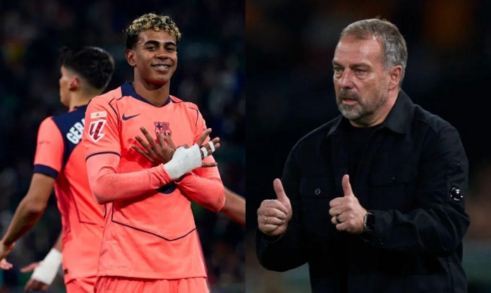 Hansi Flick: 'Vị trí mới của Yamal khiến tôi thực sự ấn tượng'