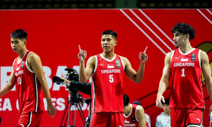 Bóng rổ 3x3 Singapore tạo nên lịch sử tại SEA Games 33