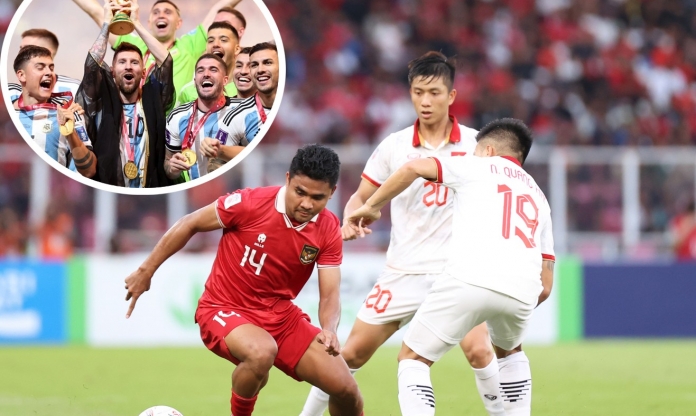 ĐT Indonesia tạo nên 'cơn sốt', mời Argentina đá giao hữu trong năm 2023