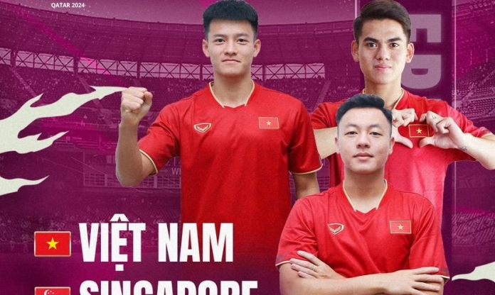 Trực tiếp U23 Việt Nam vs U23 Singapore, 19h00 hôm nay 12/9