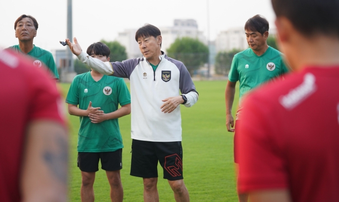 HLV Indonesia tuyên bố 'cứng' trước đối thủ hơn 77 bậc FIFA