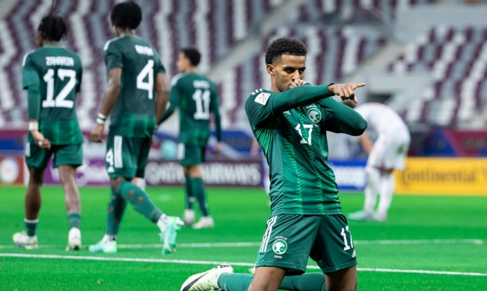 ĐKVĐ Ả Rập Xê Út thắng đậm 'quân xanh' của U23 Việt Nam