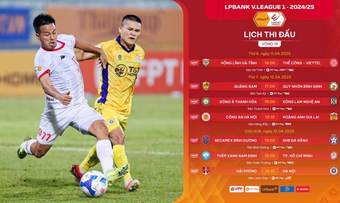 Hấp dẫn vòng 18 V-League 2024/25: VAR phủ sóng