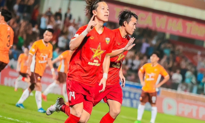 Cầu thủ Việt kiều toả sáng, Hà Tĩnh thắng nghẹt thở HAGL