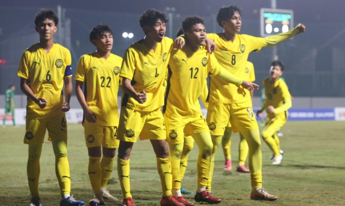 Malaysia lại thắng đậm 5-0, áp sát ngôi đầu bảng của U17 Việt Nam