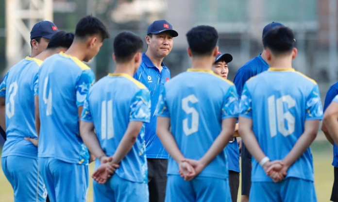 U22 Việt Nam không được tập trên sân đấu chính thức, vì sao?