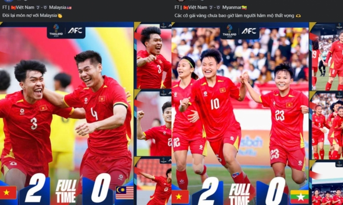 Bóng đá Việt Nam đại thắng, AFC gửi thông điệp đặc biệt