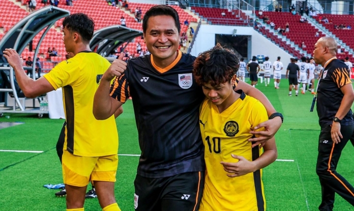HLV U22 Malaysia mãn nguyện với tấm HCĐ SEA Games 33