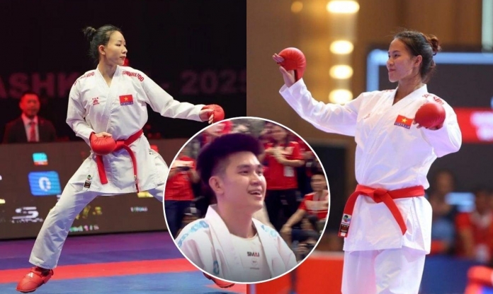 Karate Việt Nam bùng nổ với hat-trick HCV ở SEA Games 33