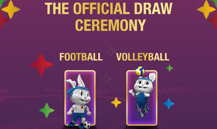 Chia bảng bóng chuyền SEA Games 32: Việt Nam đụng độ Thái Lan