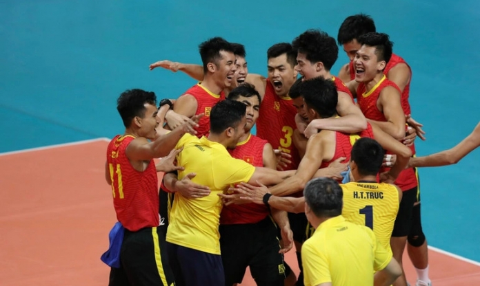 Phân nhóm hạt giống bốc thăm chia bảng bóng chuyền nam SEA Games 32